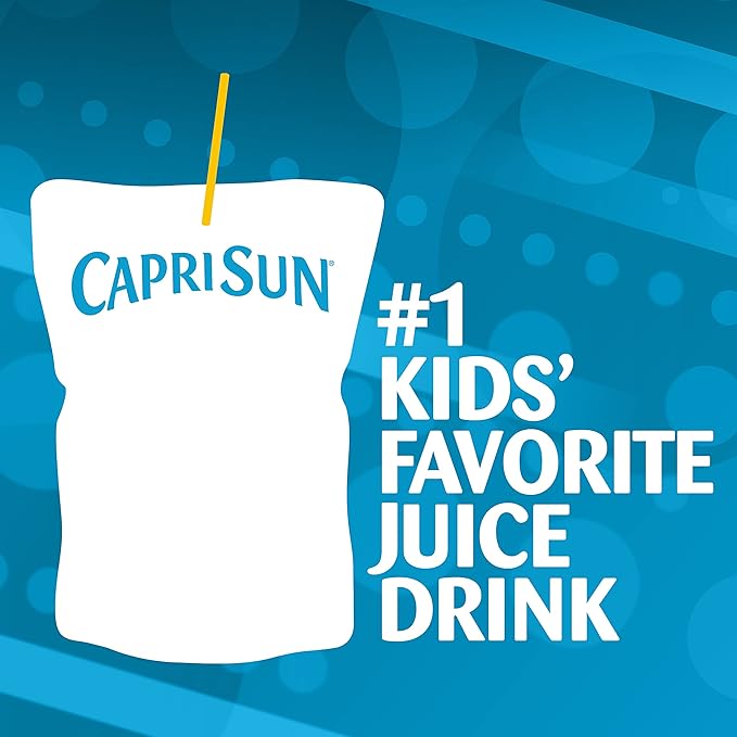Capri Sun Orange Ready-to-Drink Juice 6 Fl Oz (Pack of 10)