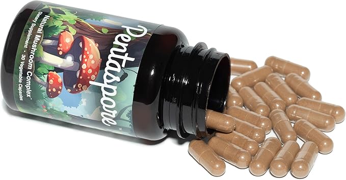 Natural Mushroom Supplement - Non-GMO Vegan Gluten-Free