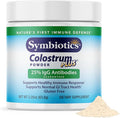 Symbiotics Colostrum Plus Powder 2.25 oz – Immune &amp Muscle Recovery Support 25% IgG Immunoglobulins Gut Health &amp Training Resilience Unflavored Gluten Free - 2.25 oz