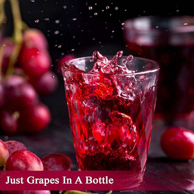 De La Rosa Organic Red Grape Juice Non-GMO Vegan and Gluten-Free Kosher Certified with No Sugar Added No Preservatives or Sulfites Grape Juice 25.4 Oz (Pack of 6)