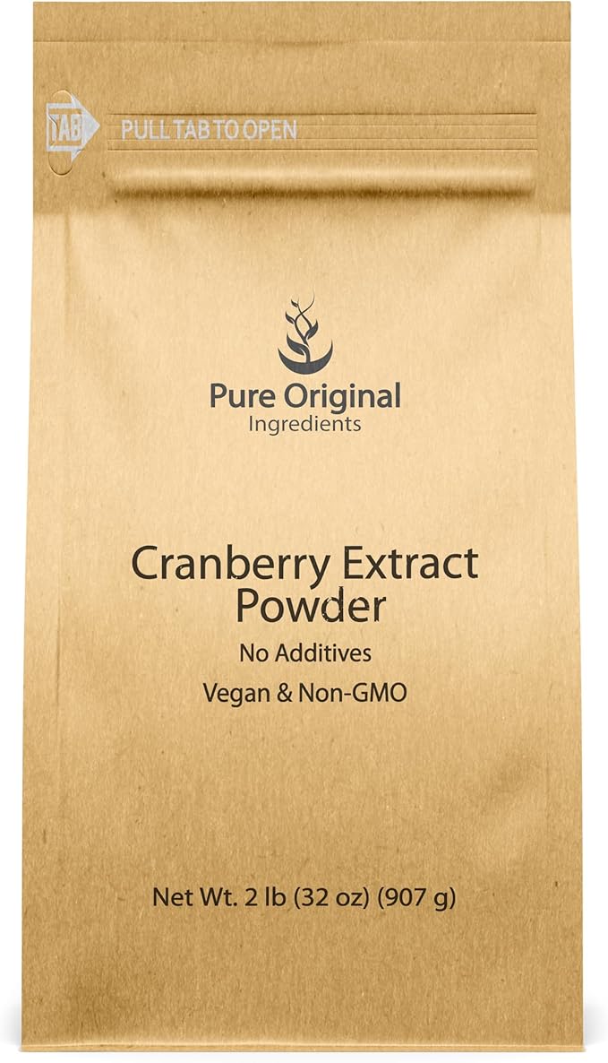 PURE ORIGINAL INGREDIENTS Cranberry Extract Gluten-Free Herbal Supplement (2 Pound)