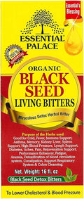 Essential Palace Organic Black Seed Detox Living Bitters 16 oz (1)