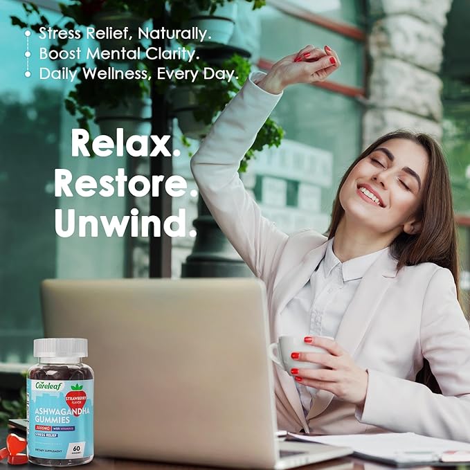 Non-Melatonin Sleep Aid Gummies with Free Ashwagandha Gummies
