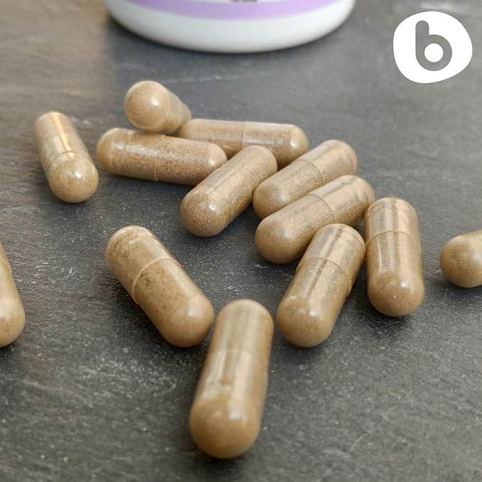 Organic Lavender Capsules - Lavender Pills for Relaxation and Balance - Supports Calm Mind and Body - Natural Supplement - Non-GMO Gluten-Free – 90 Vegan Capsules