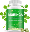 Moringa Capsules Pure Moringa Powder 800mg per Serving - Rich in Antioxidants Multi Minerals &amp Vitamins | Green Superfood - Natural &amp Vegan Supplement - 60 Capsules