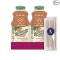 R.W. Knudsen Organic 2-Pack Carrot-Ginger-Tumeric Fruit Juice 100% USDA 32 fl oz Glass Bottle + 1 Utility Freebie by Lavinia (32 fl oz)