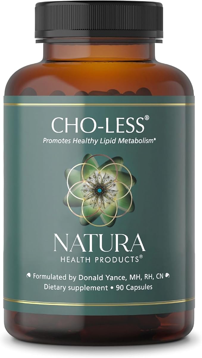 Natura Health Products Cho-Less Supplement - Promotes Healthy Lipid Metabolism and Cardiovascular Health - Featuring Niacin Red Yeast Rice Artichoke Extract and Beta Sitosterol (90 Capsules)