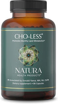 Natura Health Products Cho-Less Supplement - Promotes Healthy Lipid Metabolism and Cardiovascular Health - Featuring Niacin Red Yeast Rice Artichoke Extract and Beta Sitosterol (90 Capsules)