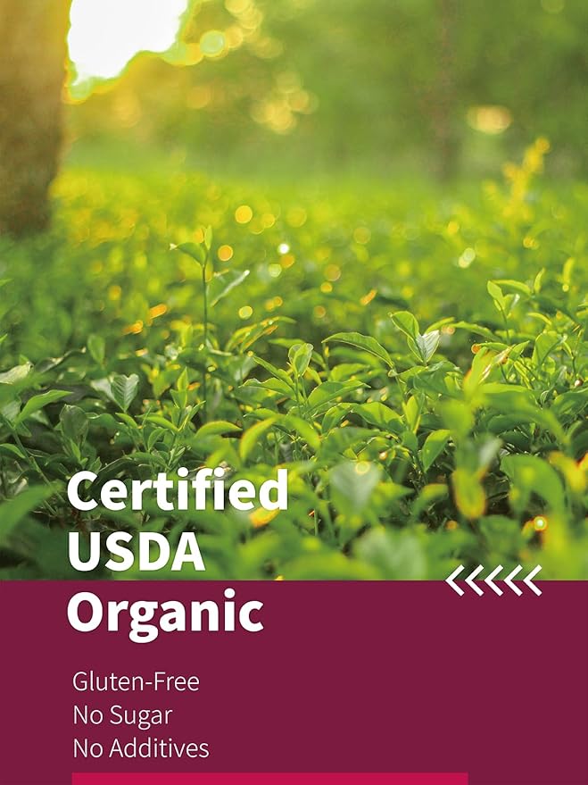 HYNTMYT Organic Decaffeinated Black Tea Bags USDA Organic Decaf Black Tea Mellow &amp Smooth Taste Unsweetened 120 Count