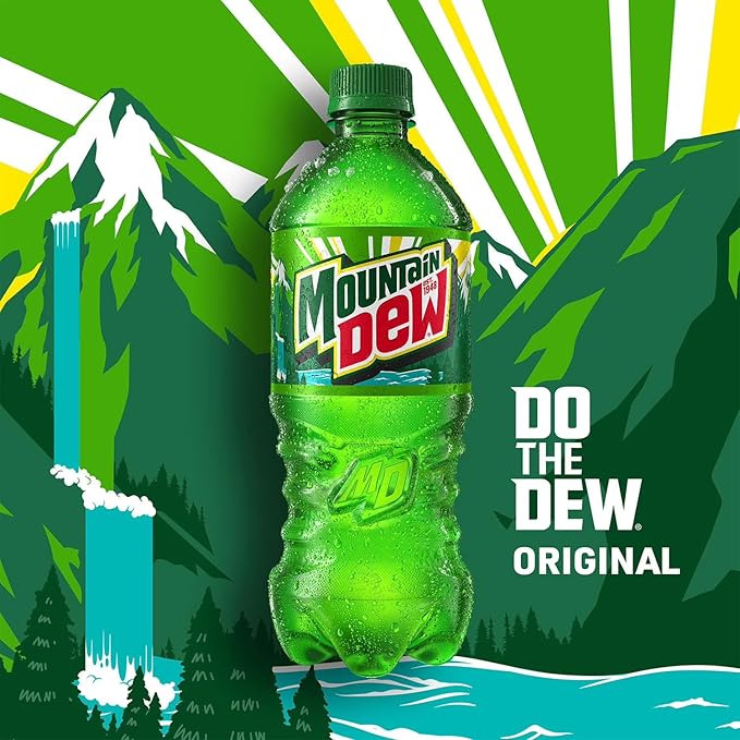 Mountain Dew's Original16.9 fl oz Bottles (Pack of 24)