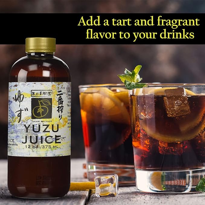 Yakami Orchard 100 % Pure Japanese Yuzu Juice 12 Ounce (Pack of 2)
