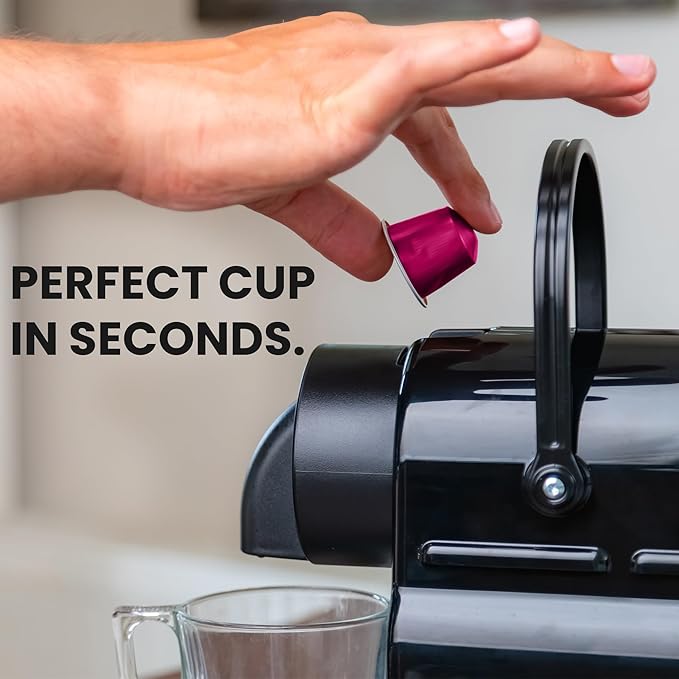 GILA Café Master Blend Aluminum Coffee Capsules – Dark Roast Espresso Pods Compatible with Nespresso Original Machines – Mexican Arabica Blend with Chocolate &amp Vanilla Notes 60 Count