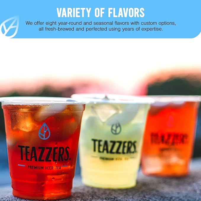 Teazzers Premium All-Natural Black Tea Bags– Great for Foodservice Commercial Ice Tea Brewers | Unsweetened USA-Made Bulk Green Tea for Restaurants Cafés &amp Home Brewing (3 Ounce 32 Count)