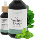 Philosophie Liquid Chlorophyll Sunshine Drops for Water | Organic Chlorophyll Drops with Mint for Detox Internal Deodorant &amp Energy Boost | Natural Vegan Supplement Non-GMO 2oz