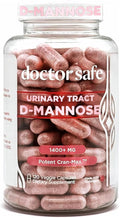 Cranberry Supplement D-Mannose Capsules Made with Concentrated Whole Fruit Cranberry Natural Support for Rapid Action to Help Cleanse and Protect the Urinary Tract* (120 Count)