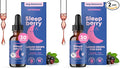 JoySpring SleepBerry Liquid Melatonin for Kids - Natural Sleep Aid with Elderberry and Vitamin D - Boosts Immune System While They Sleep (1 Fl oz) (Pack of 2)