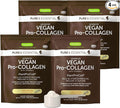Igennus Advanced Vegan Vanilla Collagen Peptide Powder Enhanced with Glycine Proline &amp Hydroxyproline &amp Cofactor Vitamin C Non GMO Vegetarian Plant Based Collagen Powder Booster 140 Servi