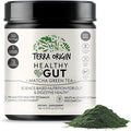 Healthy Gut Matcha Green Tea | 30-Servings with L-Glutamine Zinc Glucosamine Slippery Elm Bark and More!