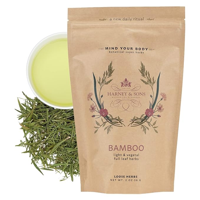 Harney &amp Sons Bamboo Tea Loose Leaves Wellness Collection 2 oz Bag