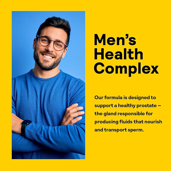 Nature's Life Prostate Maintain - Prostate Support Supplement for Men's Health - Saw Palmetto Pygeum Herbal Complex and Zinc Supplements - 125 Servings 250 Vegetarian Capsules