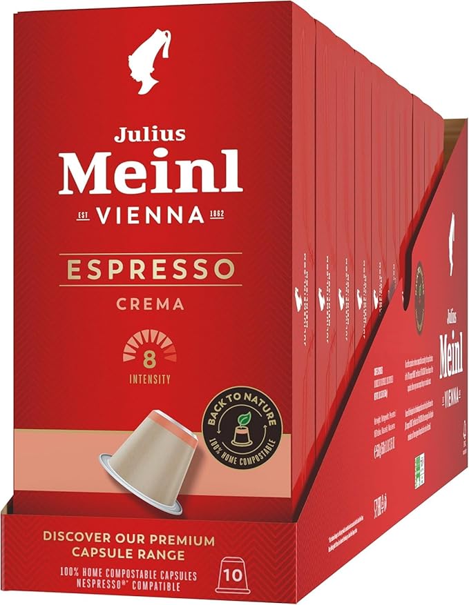 Julius Meinl: Espresso Crema 100% biodegradable 100 Capsules