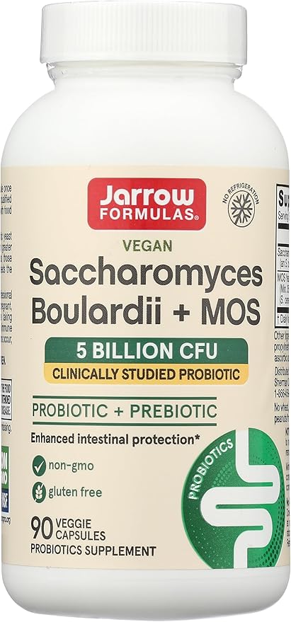 Jarrow Formulas Saccharomyces Boulardii MOS 90 Count