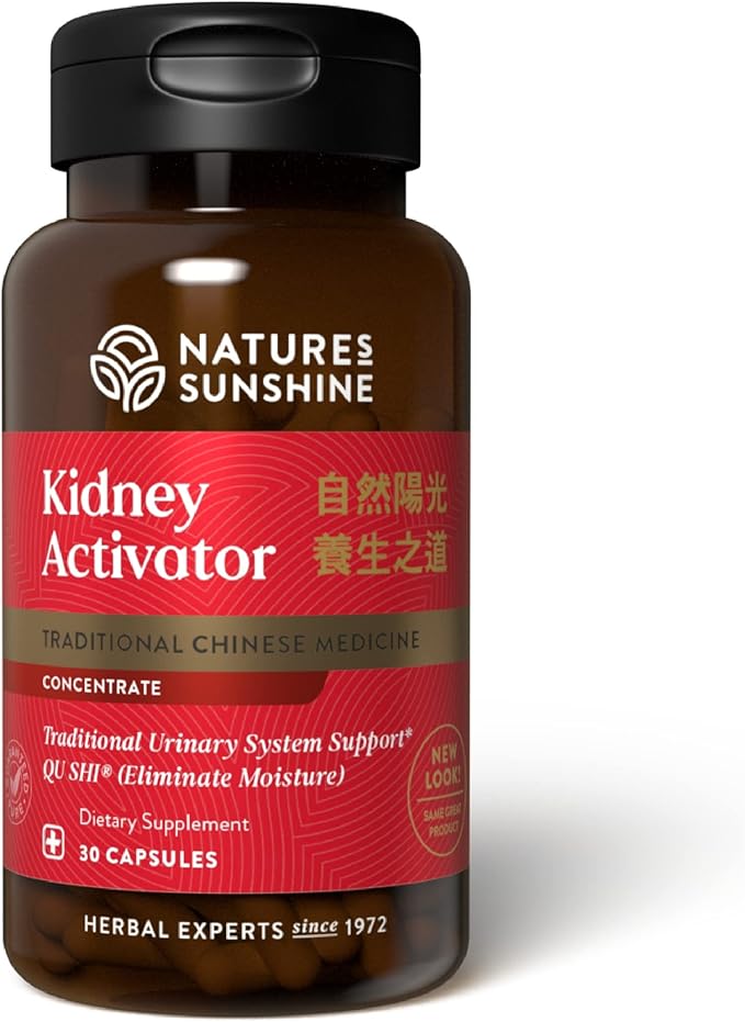 Nature's Sunshine Kidney Activator TCM Concentrate 30 Capsules | Natural Chinese Kidney Supplement Contains Herbs to Support and Enhance Kidney Function and Urine Flow