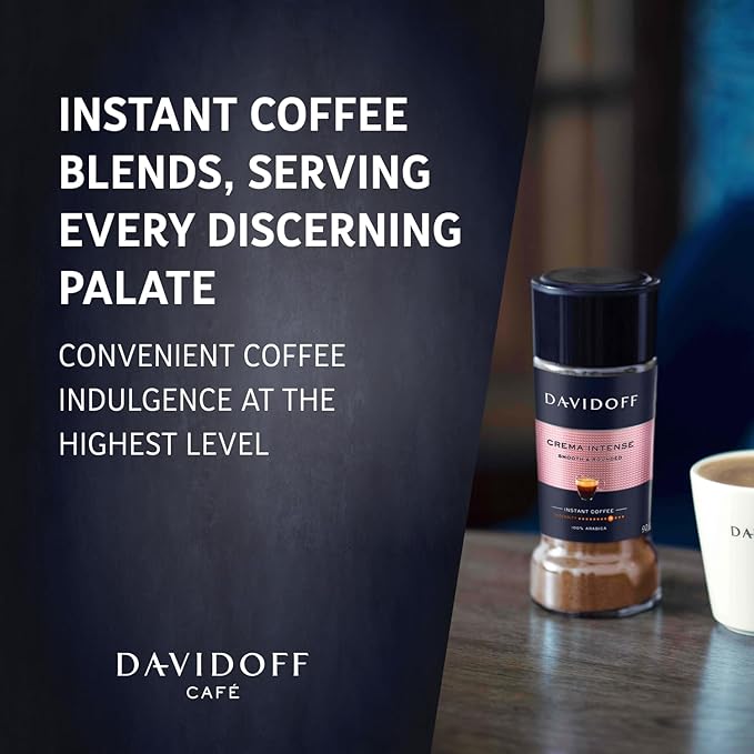 Davidoff Crema Intense Coffee Bottle 2 x 90 g