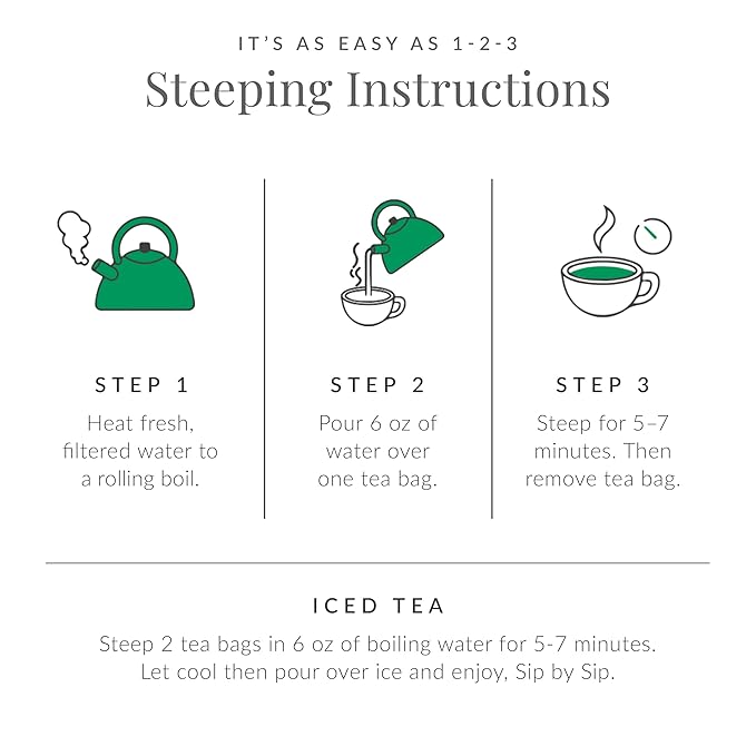The Republic of Tea — Organic Moringa SuperHerb Tea Bulk Bag 250 Herbal Tea Bags Naturally Caffeine-Free