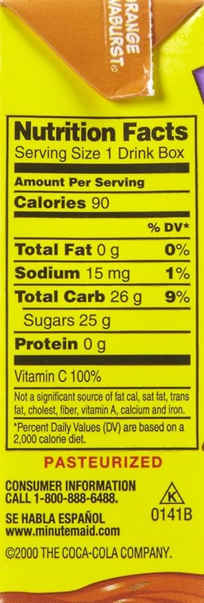 Hi-C Orange Drink Cartons 6.75 oz 3 pk