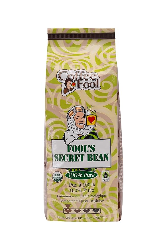 Coffee Fool's Organic Fair Trade Secret Bean (Perk)