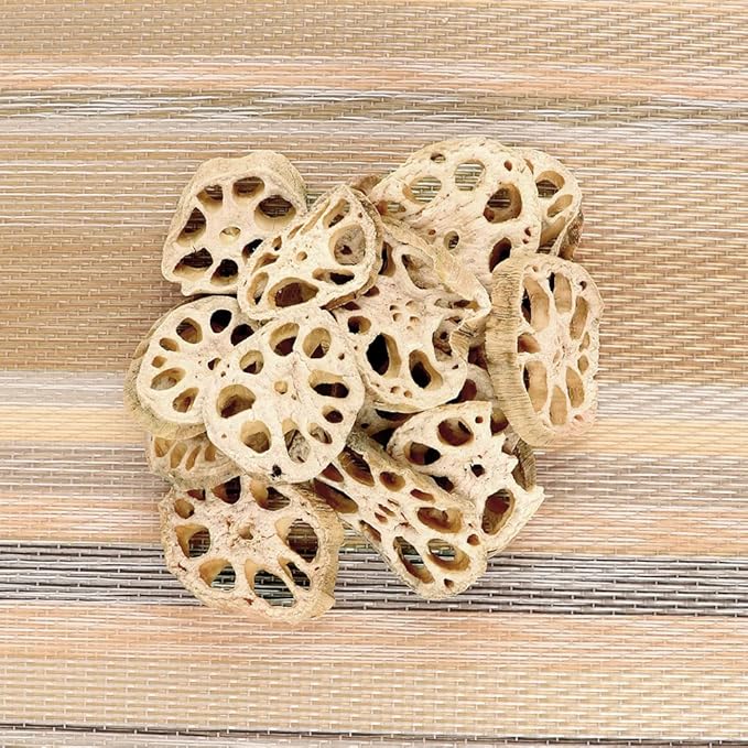 Organic Natural Pure Korean Lotus Root Dried Bulk Herbs -10.58 Ounce (300g)
