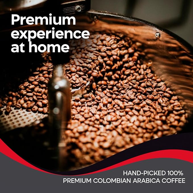 Juan Valdez Volcan Whole Bean Coffee - Dark Roast | 100% Colombian Arabica Beans | 100% Colombian Coffee with Low Acidity and Notes Of Sweet Caramel &amp Cocoa | 16 oz / 454 gr