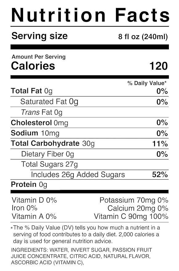 La Fe Passion Fruit Juice – Fresh Passion Fruit Juice Drink Rich in Vitamin C Sweet &amp Refreshing for Kids Family &amp On the go 3-Pack 33.8 Fl Oz Each
