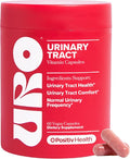 O Positiv URO Urinary Tract Health Supplement for Women 60 Count (Pack of 1) - Urinary Support Vitamins with Pacran Complete Cranberry Extract D-Mannose &amp Vitamin C - Vegan &amp Gluten-Free