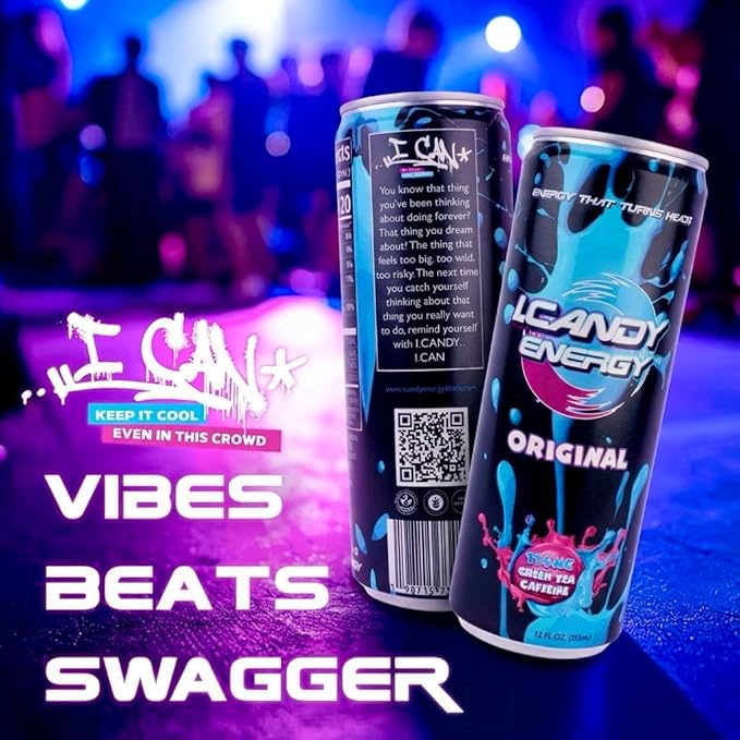 I.CANDY Energy Drink Original 12Pack 12 oz Cans