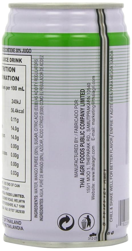 Foco Mango Juice 11 Oz Can (Pack Of 24)