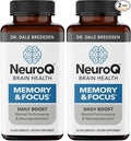 NeuroQ Memory &amp Focus - Boosts Cognitive Performance &amp Brain Function - Neuroprotective Formula by Dr. Dale Bredesen - Gotu Kola Ginkgo Phosphatidylserine &amp Propolis - 60 Capsules (Pack of