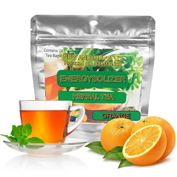 Energybolizer Perfect Weight Herbal Tea 24 Bags (Orange) – Natural Herbal Tea for Men and Women to Support Digestion and Overall Wellness