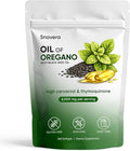 Snovera Oil of Oregano 2 in 1 Organic Oil of Oregano with Black Seed Oil for Immune Digestive Support Gut Comfort 6000mg Per Serving Plant Based Non-GMO 300 Softgels