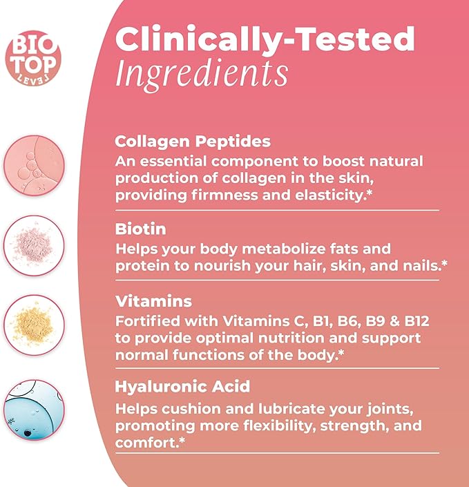 Liquid Collagen Biotin Vitamin C All in one - Good Health of Hair Skin and Nails