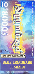Proprietary Nootropic Gummy 8000mg - Now with New Improved Taste - Lion's Mane Reishi Chaga and Cordycep Nootropic Mushroom Blend (10 Blue Lemonade)