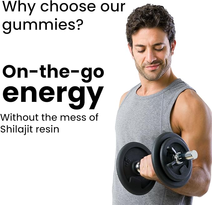 Better Alt Pure Himalayan Shilajit Gummies with 100% Shilajit |High Potency Gold Grade| 60 Gummies for Energy Boost &amp Immune Support 75%+ Fulvic Acid| Travel Friendly - Tamarind Flavor