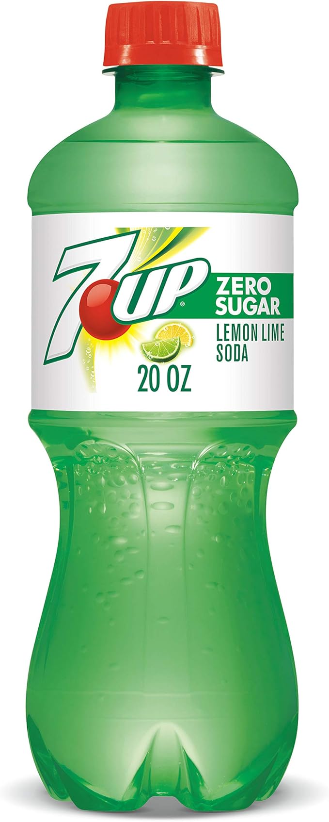 Zero 7up 20oz Soda Bottles Pack of 24 (Total of 480 FL OZ) F