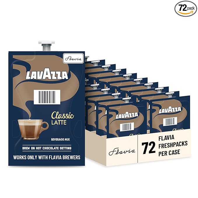 Flavia Lavazza Classic Latte Freshpacks works only with Flavia Brewers (Case of 72)