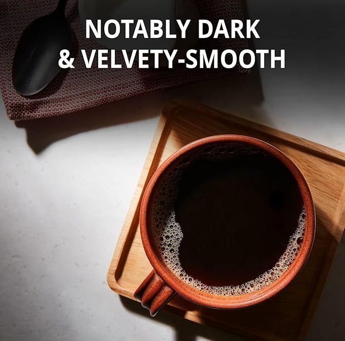 Black Silk Dark Roast Ground Coffee – 40.3 oz