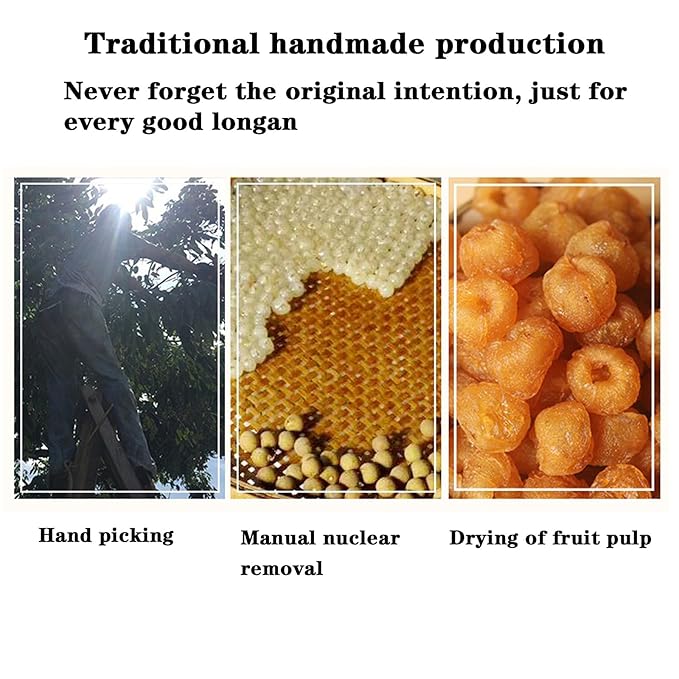 Dried Longan Fruit 桂圆干 桂圆肉 14.11oz 400g(200g*2) Longan Dried Fruit Longan Tea 龍眼乾 桂圆 龙眼Snack No Sugar No Addition Fruit Tea