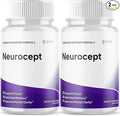 (2 Pack) Neurocept Capsules Official Neurocept Brain Supplement Pills with All Natural Ingredients Advanced Formula Support Pills with Max Strength Premium Vitamins for Women &amp Men (120 Capsules