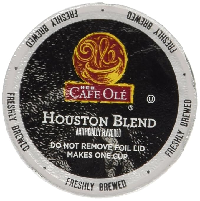 H-E-B Cafe Ole Taste of Texas Houston Blend Coffee 54 count single serve cups