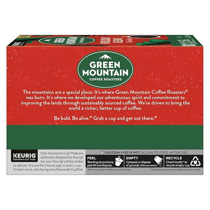Green Mountain Coffee Roasters Holiday Blend Coffee Keurig Single Serve K-Cup Pods 60 count